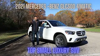 2021 GLC300 4Matic is the top small luxury SUV | Review by Matt the car guy