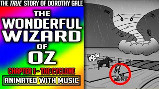THE WONDERFUL WIZARD OF OZ | CHAPTER 1 THE CYCLONE | Animated Audio Book