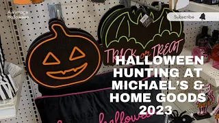 Halloween Decor Hunting at Michael’s & Home Goods 2023