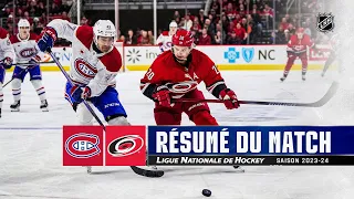 Canadiens vs. Hurricanes 28/12 | Faits saillants