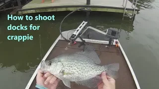 How to shoot docks for crappie - Crappie fishing in Texas