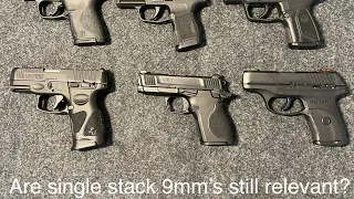 Are 9mm and .380 single stack guns still viable for carry in a world of double stacks? I say yes.