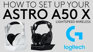 Setting up your ASTRO A50 X LIGHTSPEED Wireless Gaming Headset with Xbox Series X|S, PS5 and PC