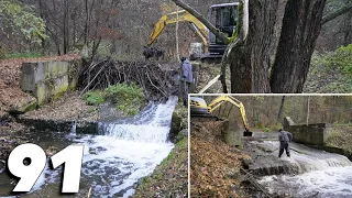 Beavers Showed What They Are Capable Of - Beaver Dam Removal With An Excavator No.91