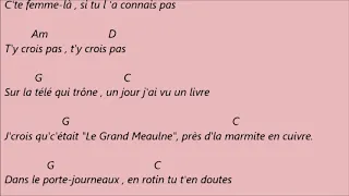 La mère a Titi par Louane . Karaoké d accords pour guitare