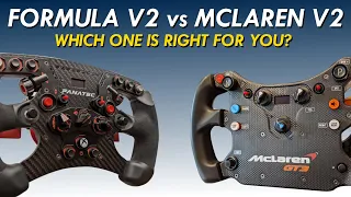 Fanatec McLaren GT3 V2 or Formula V2 - Helping You Decide Which Wheel Is the One for You