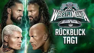 WWE WrestleMania 40 Tag 1 RÜCKBLICK / REVIEW