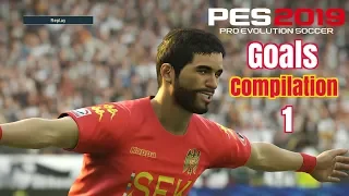 Pes 2019 - Goals -Skills & Goalkeeper Saves- Compilation #1- PS4 - HD