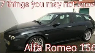 7 things you may not know on Alfa Romeo 156. Common to others makes e models!