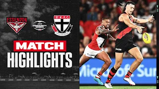 Match Highlights: Essendon v St Kilda | AAMI Community Series | 2022 | AFL