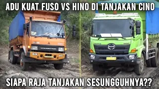 ADU KUAT FUSO VS HINO di Tanjakan Cino, Ini dia Raja Tanjakan yang Sesungguhnya