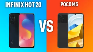 Infinix Hot 20 vs Xiaomi POCO M5: выбор надёжного "середнячка"