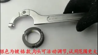 Adjustable Square and Pin Hook Spanner