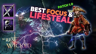 Infinite FOCUS & Infinite HEALTH Lighting Rogue - Best Build No Rest for the Wicked - Patch 1.0