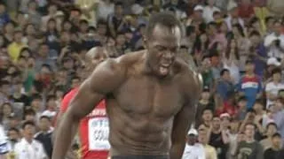 Usain Bolt false starts, disqualified in 100m; Blake wins 2011 Championship