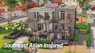 Apartment Southeast Asian Family Homes | The Sims 4 Stop Motion Build No CC