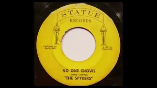 The Spyders: "No One Knows" -- Lo-fi Garage/Soul