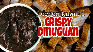 Special Crispy Pork Belly Dinuguan / Fried,Toasted and Crispy Liempo Dinuguan