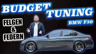 BUDGET TUNING: BMW F30 313 Performance FELGEN & Eibach Pro Kit FEDERN