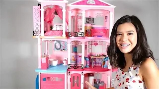 Kids' toys. Barbie dollhouse & Barbie dolls.