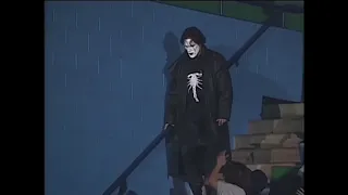 Rick Steiner calls out Sting before his match. Sting arrives to answer with a Death Drop! (WCW)