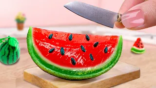 Cocomelon Jelly 🍉 Miniature Watermelon Jelly Recipe | Perfect 1000+ Miniature Ideas By Mini Baking
