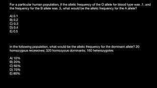 How to find allele frequency with examples