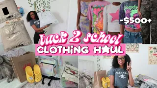 Back to School Clothing Haul 2023! (shein, fashion nova, h&M + more)