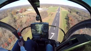 Practicing Approaches and Autorotations in a Schweizer 300C Helicopter