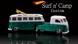 Hot Wheels Volkswagen Bus Camper Build