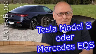 Tesla Model S vs. Mercedes EQS - ein prinzipieller Vergleich