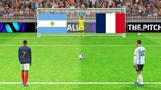 Messi vs Mbappe Match | Argentina vs France Match | Penalty Shootout Match | Efootball Gameplay 2024