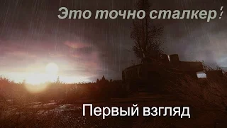 Я точно в зоне? Сталкер? Первый взгляд. Stalker call of chernobyl. #1?