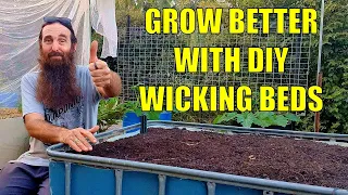 How to Make a Wicking Bed with Bread Crates | Large Water Capacity & Healthy Soils
