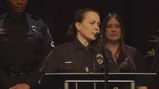 Colleague shares words at Sgt. Dale Nix's funeral