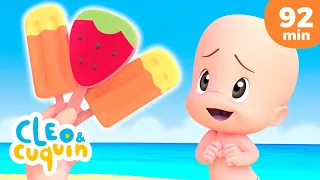 Hot and Cold Song: Summer is coming! 🥵🥶 and more Nursery Rhymes by Cleo and Cuquin | Children Songs