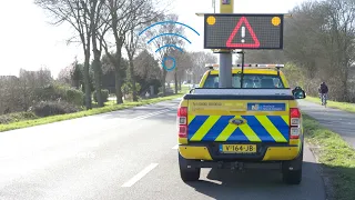 Using road inspector vehicles with Car2X technology