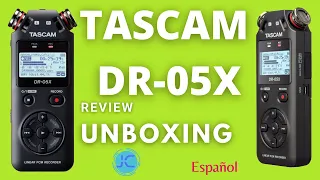 TASCAM DR-05X UNBOXING REVIEW ESPAÑOL #tascam #tascamdr05x #mejoraudio #grabadoradeaudio