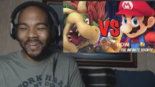 Mario Vs Bowser Rap Battle REACTION | KrimReacts #292