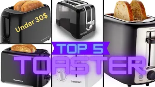 Top 5  Electric 2 Slice Toaster Machine with 6-Shade Toast Under 30$ On Amazon