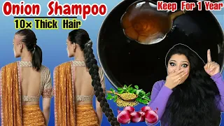 Onion Shampoo(Store For 1 Year)Onion Oil For 10×Thick Hair Growth & To Regrow Lost Hair(GarimaSingh)