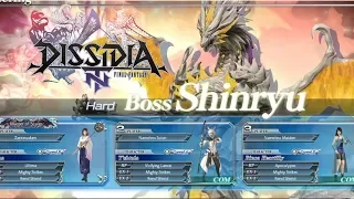 Yuna vs Shinryu - Hard difficulty [Dissidia Final Fantasy NT]