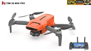 FIMI Mini V2 GPS 3-Axis Gimbal 4K-Video Long Range Mini Drone (250g) – Just Released !