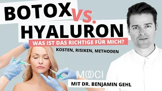 Botox vs. Hyaluron | Methoden, Kosten, Risiken, Ergebnis