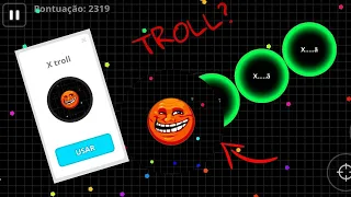 AGAR.IO MOBILE, FAKE SKIN TROLL, FUNNY MOMENTS!!