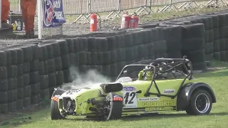 Mallory Park Crashes/Highlights, CSCC, 2018