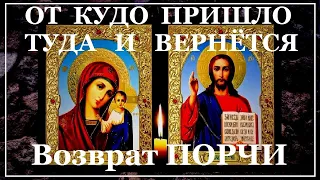 Возврат ПОРЧИ! Откуда Пришло туда и Вернётся