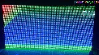 Getting Started P3 Matrix RGB 128X64 with  SmartMatrix FastLED and Esp32