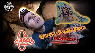 Amazing 360 degree views of the infamous Route 66 Apache Death Cave in Two Guns Arizona