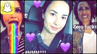 Demi Lovato - Snapchat Video Compilation 2016